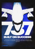 737NG Retro Poster