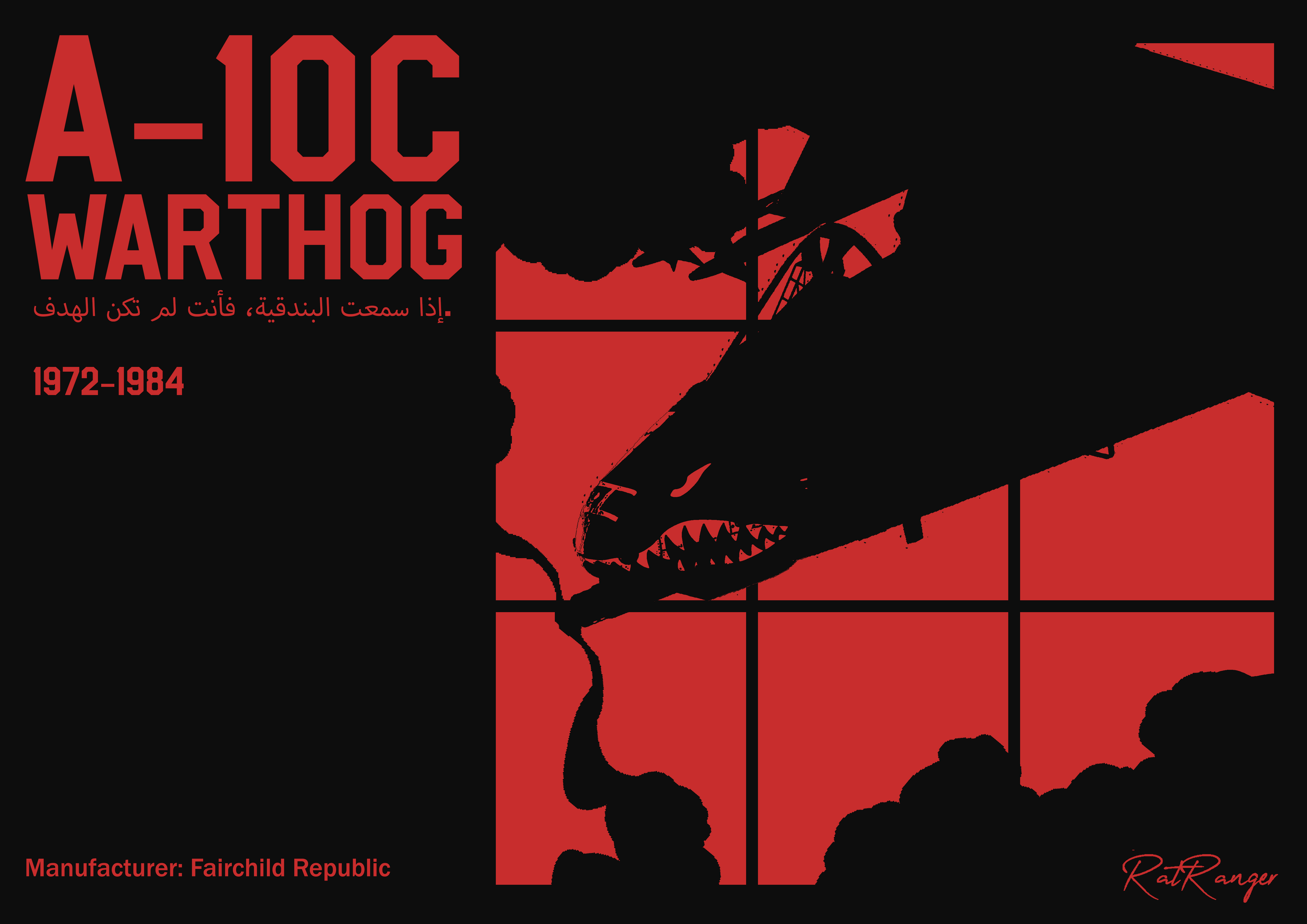 A-10C "Pop Art" Poster