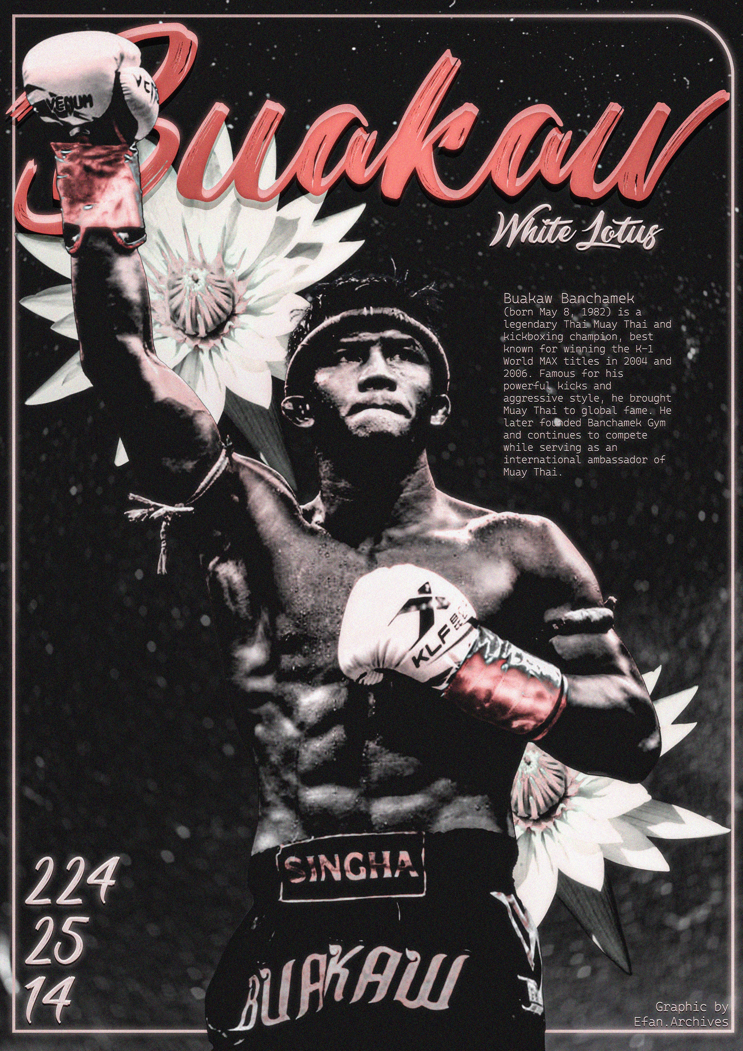 Buakaw Banchamek "White Lotus" Portrait