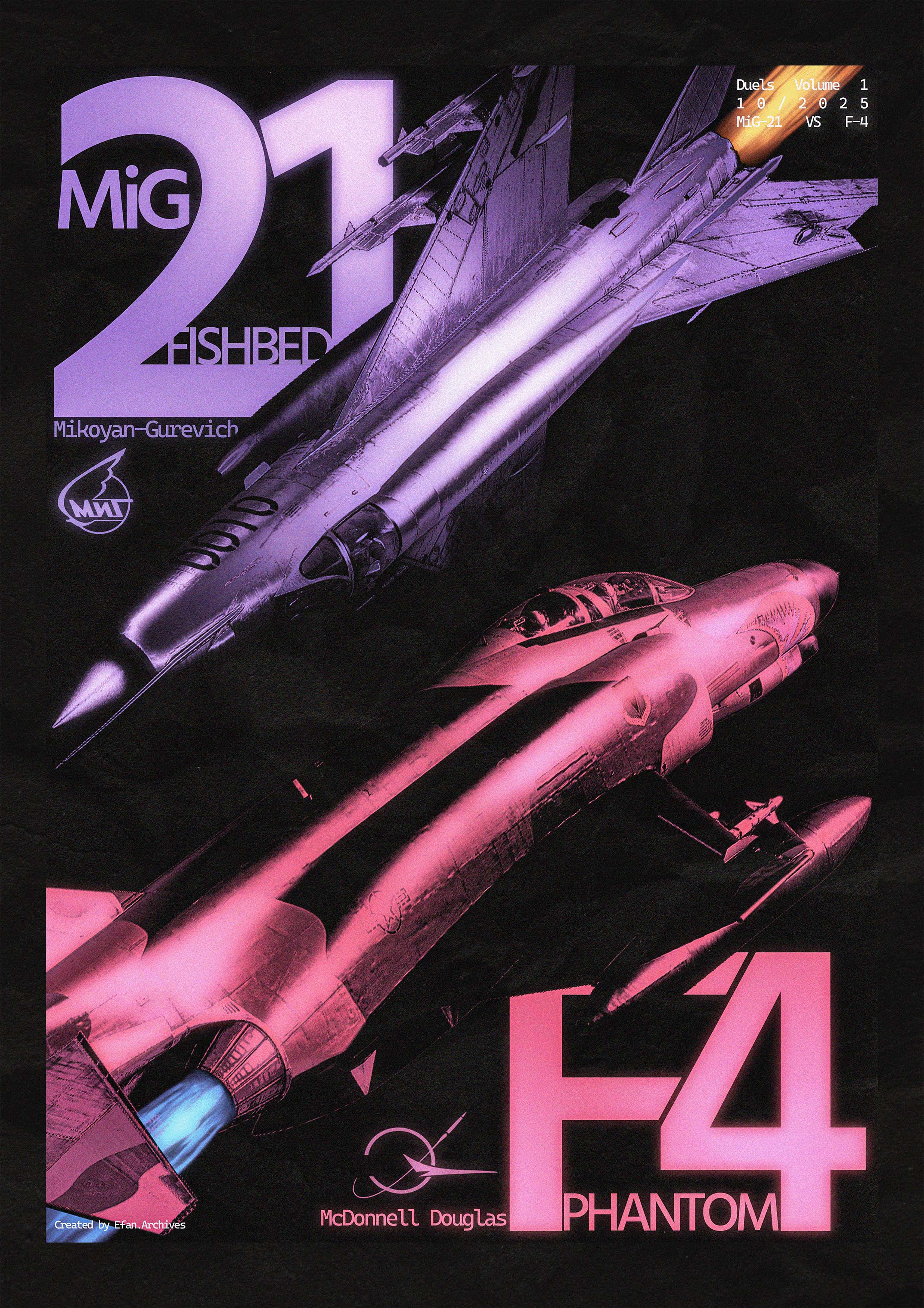 Mig-21 F-4 Duel Portrait