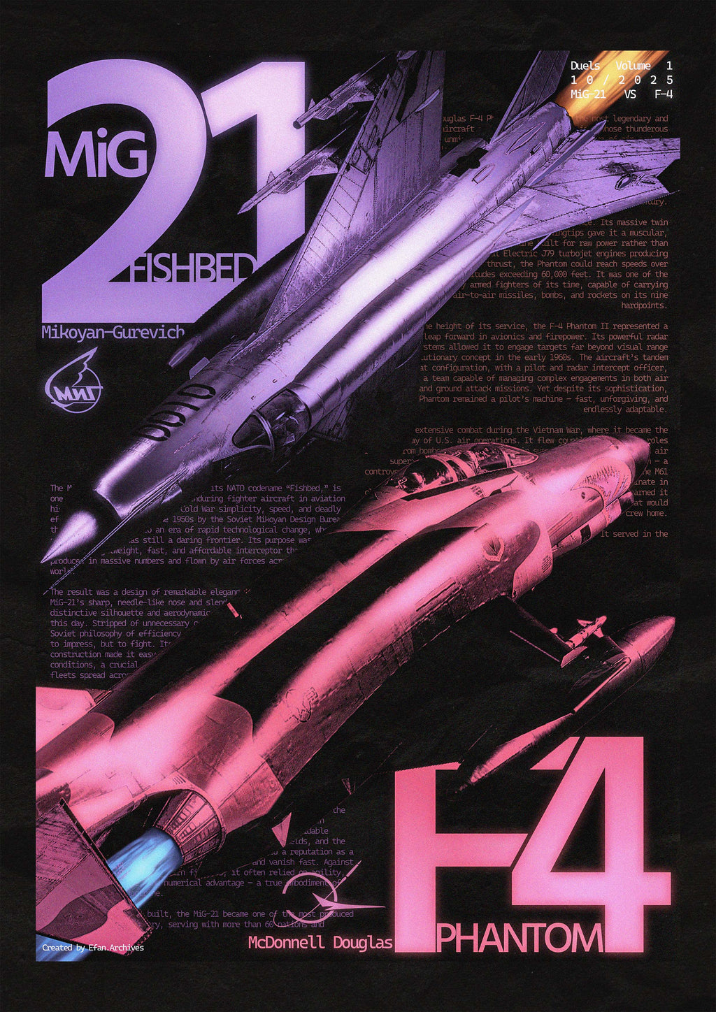 Mig-21 F-4 Duel Portrait