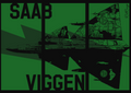 SAAB AJS-37 "Pop Art" Poster